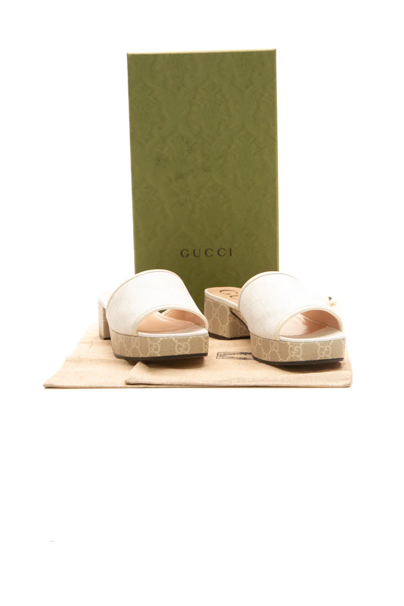 Malaga Kid Platform Mule Sandals - Size 38.5 - Image 7