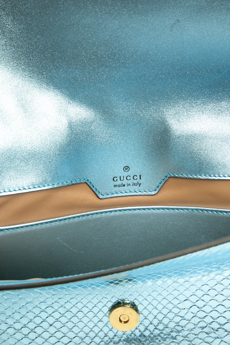 Snakeskin Horsebit 1955 Bag - Image 11