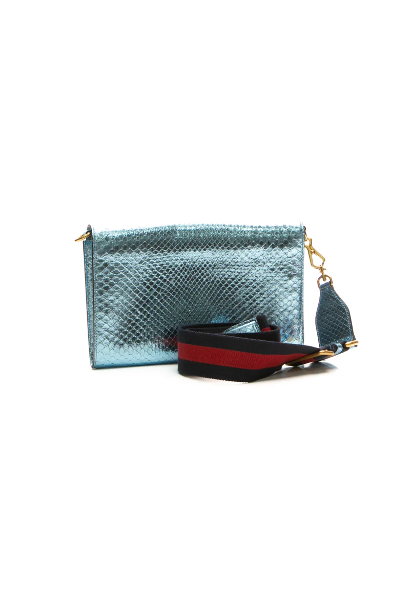 Snakeskin Horsebit 1955 Bag - Image 3