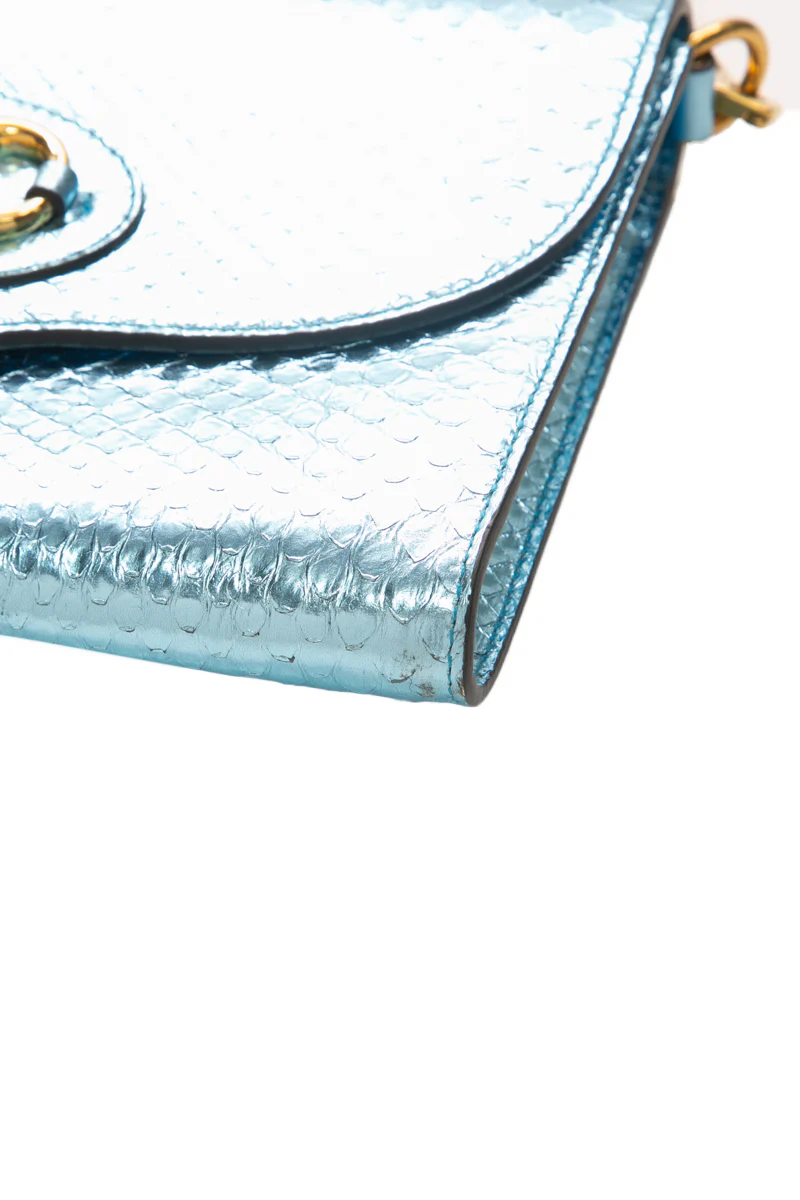 Snakeskin Horsebit 1955 Bag - Image 7