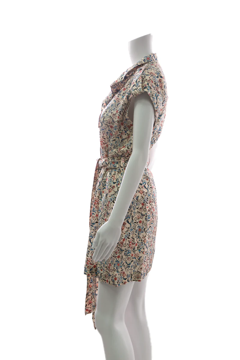 Floral Shirt Dress - Size 38 - Image 3