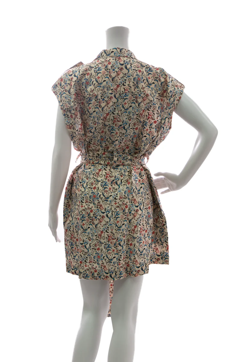 Floral Shirt Dress - Size 38 - Image 4