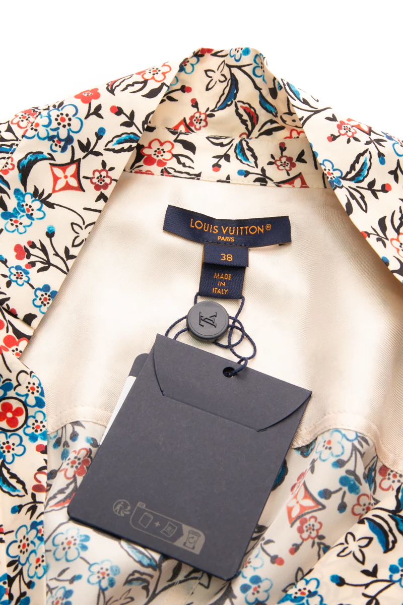 Floral Shirt Dress - Size 38 - Image 5