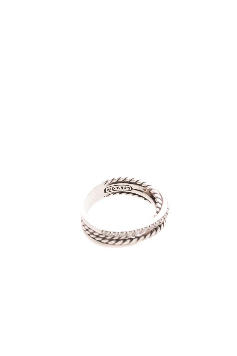 Crossover Band Ring - Size 7 - Image 4
