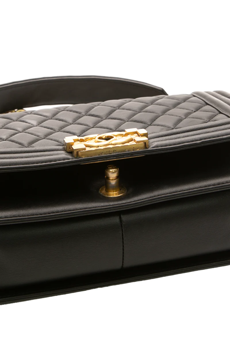 Top Handle Medium Boy Bag - Image 13