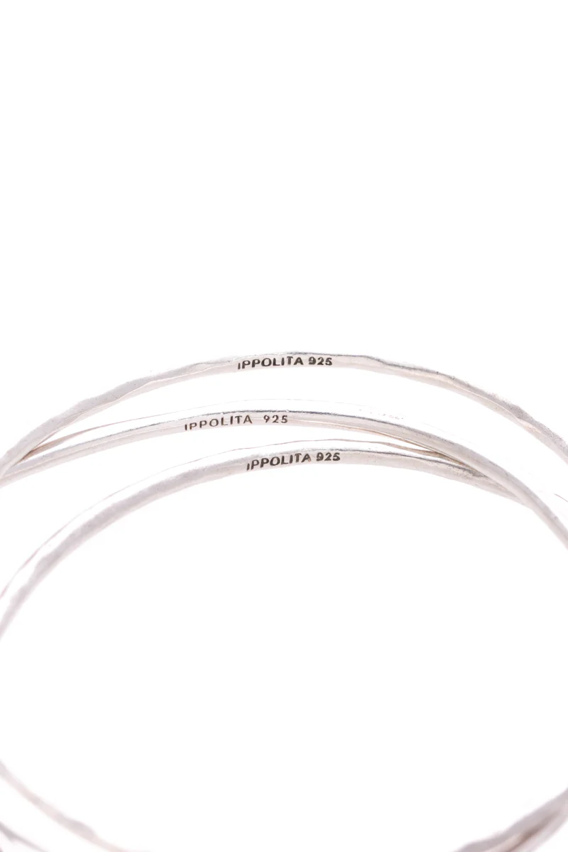Hammered Bangle Set (3) - Image 5