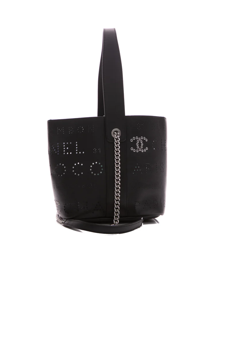 Eyelets Logo Bucket Bag - Image 4