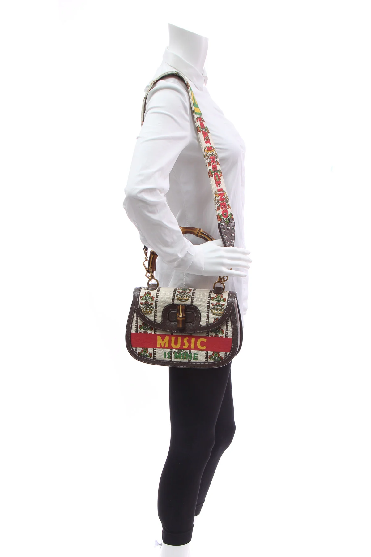 New Convertible Bamboo Handle Bag - Image 3