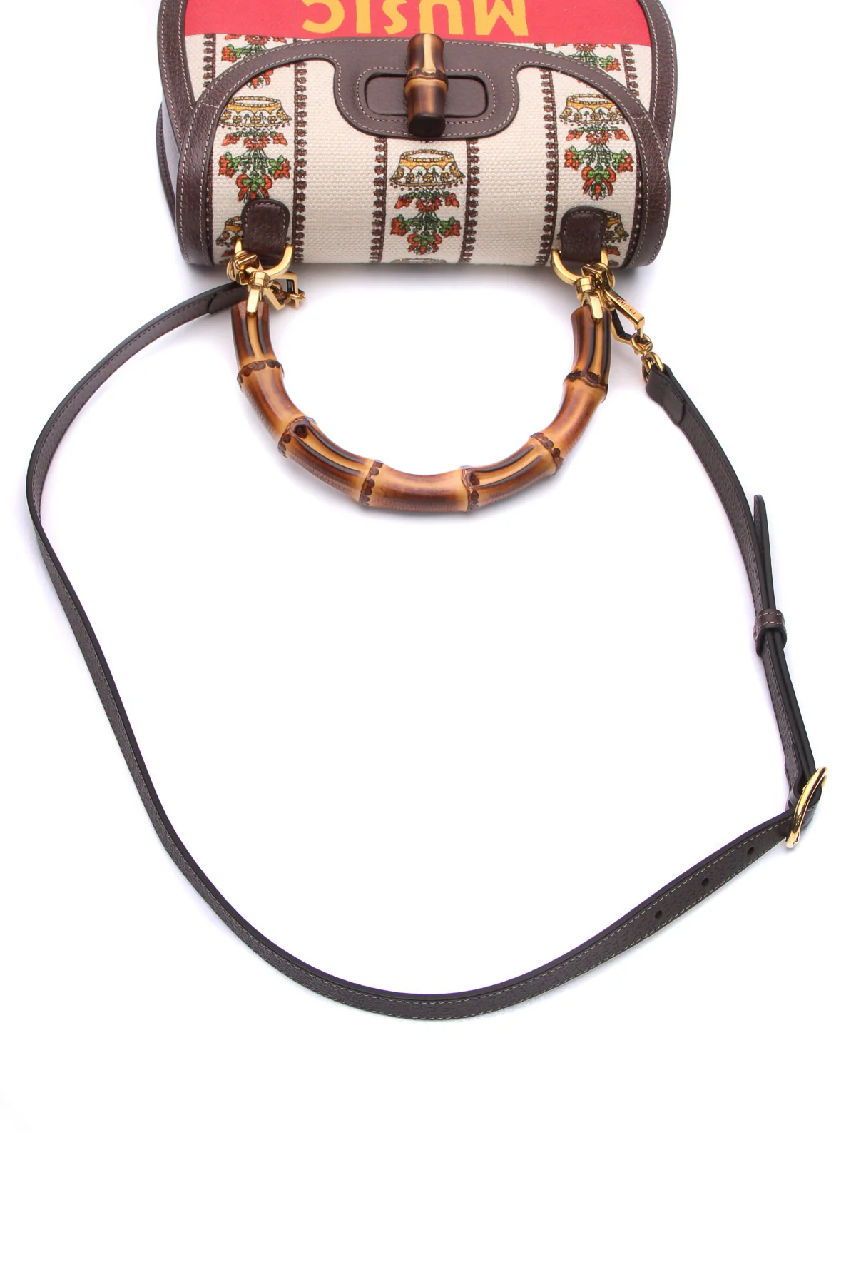 New Convertible Bamboo Handle Bag - Image 7