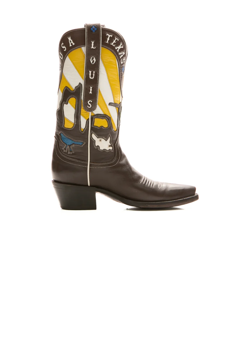 Texan Cowboy Boots - Size 6 - Image 3