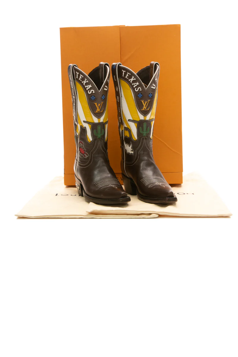 Texan Cowboy Boots - Size 6 - Image 9