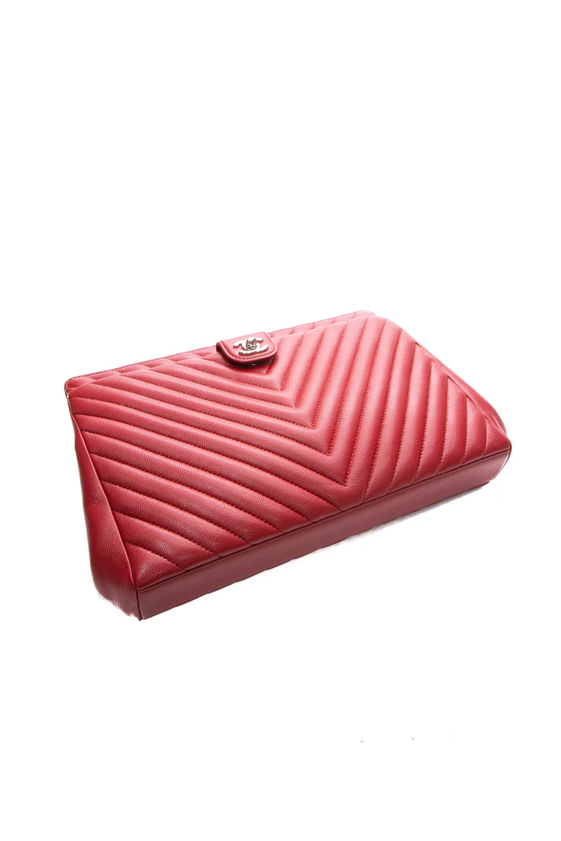 Chevron CC Pouch Clutch Bag - Image 5