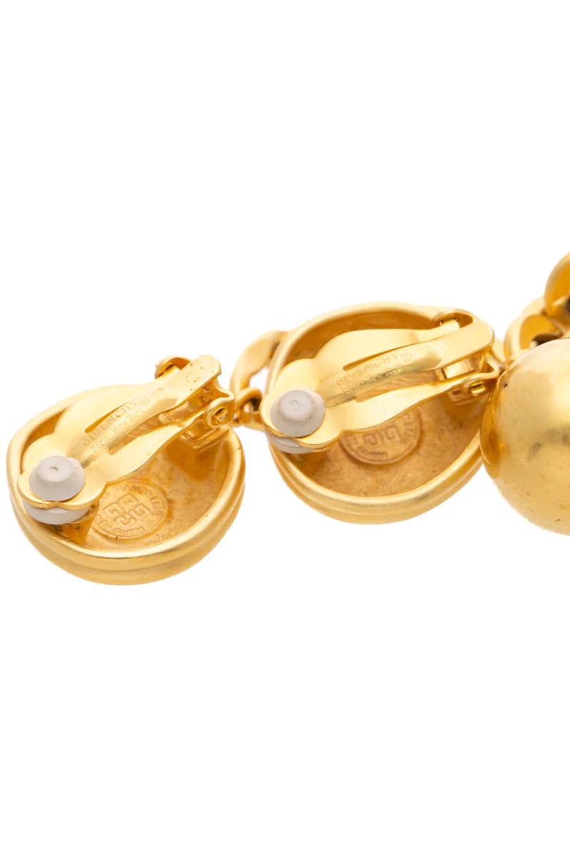 Chunky Drop Clip-On Earrings - Image 3