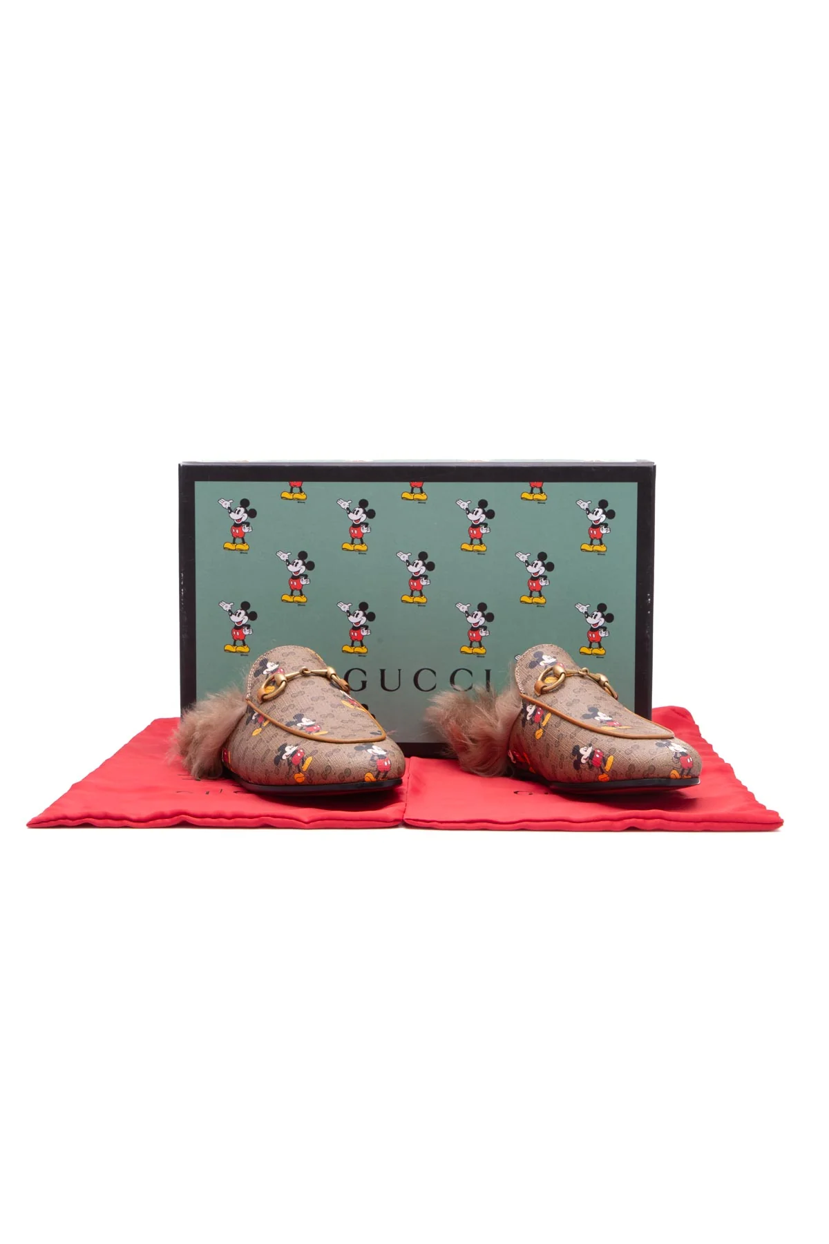 x Disney Fur Princetown Mules - Size 35.5 - Image 8