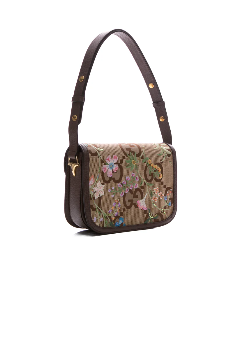 Floral 1955 Horsebit Shoulder Bag - Image 5