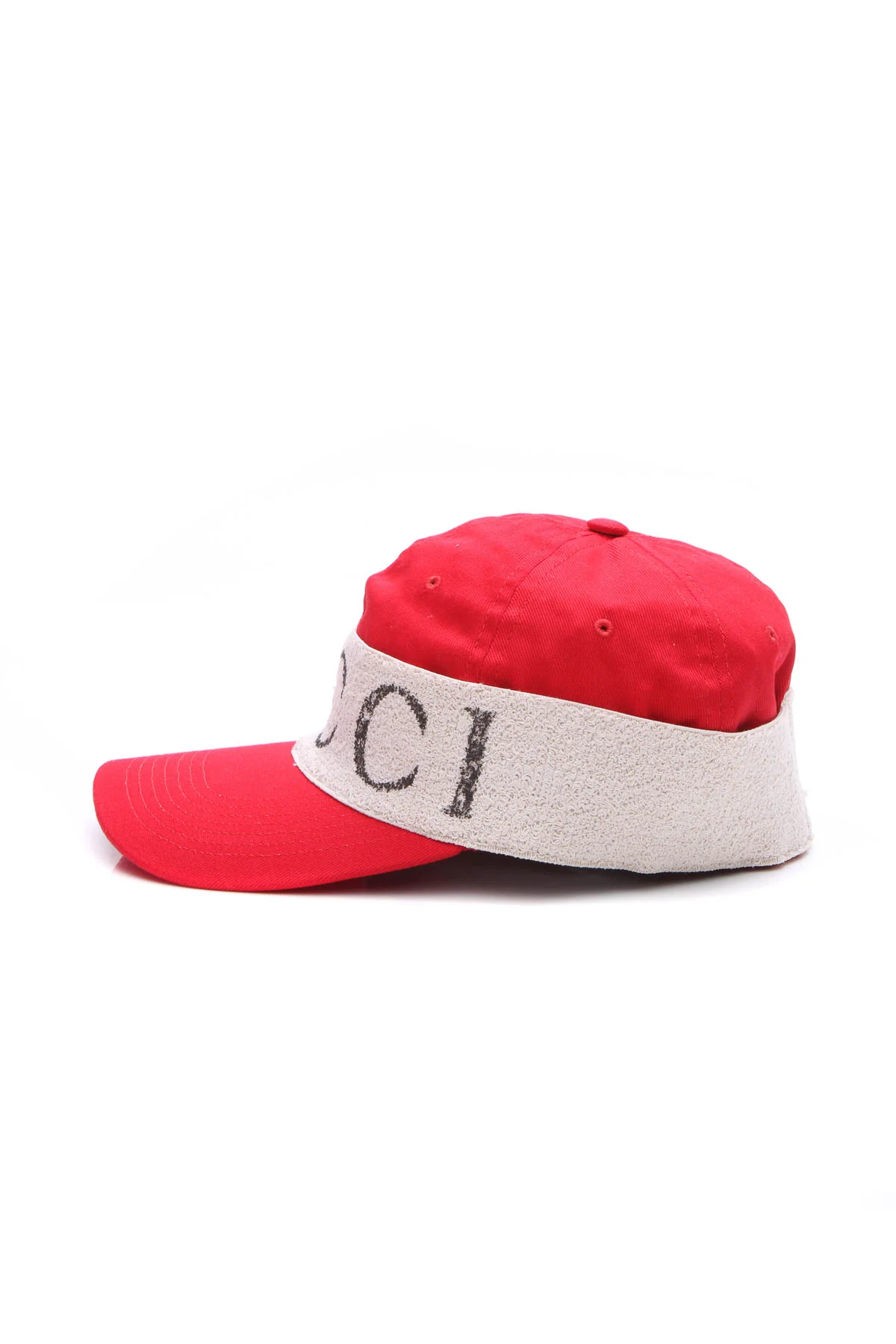 Terry Cloth Logo Baseball Cap - Size S - Image 3