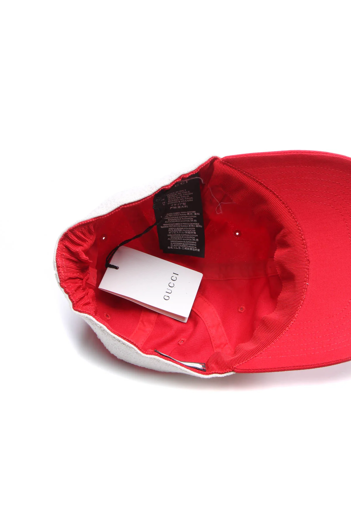 Terry Cloth Logo Baseball Cap - Size S - Image 5