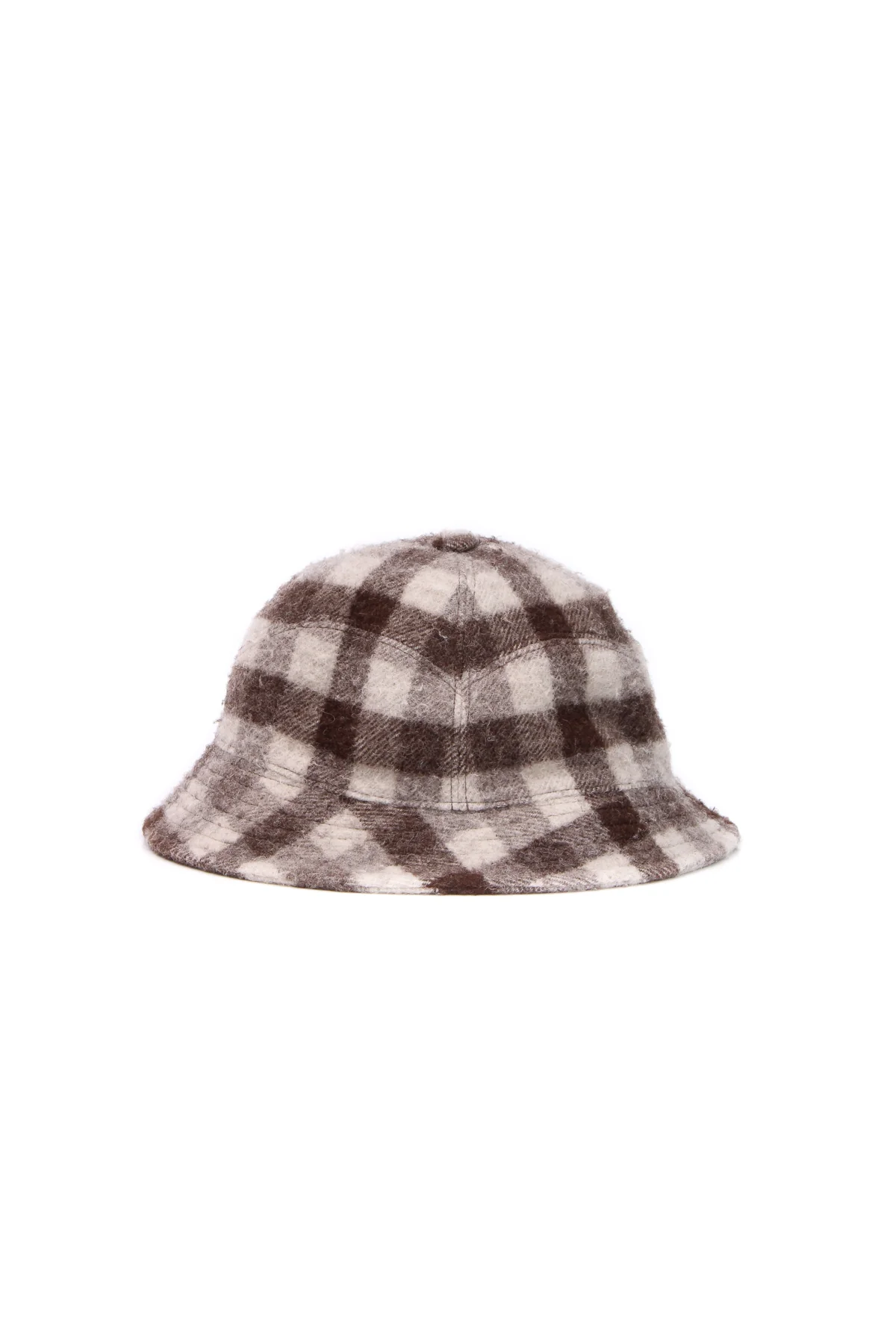 "Orgasmique" Patch Bucket Hat - White/Brown Size Medium - Image 3