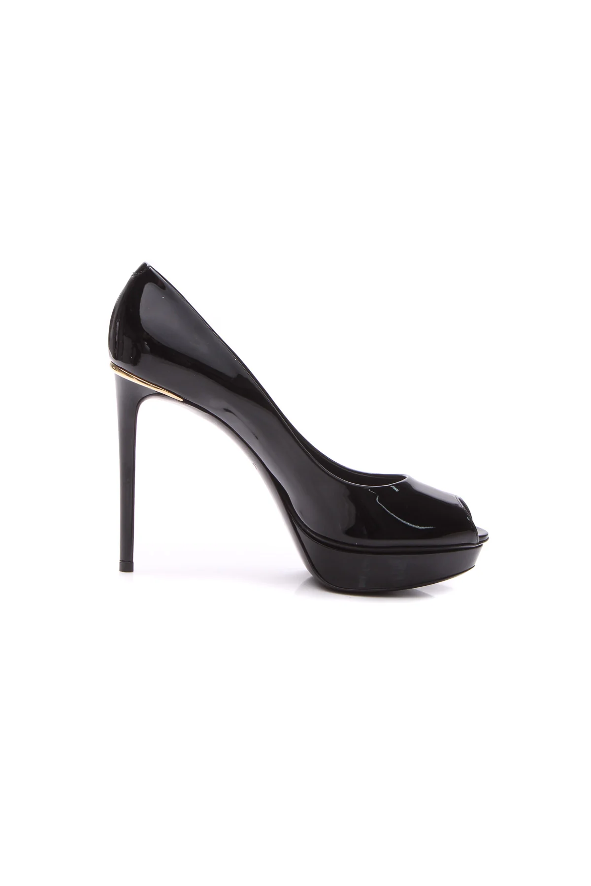 Patent Eyeline Peep-Toe Pumps - Size 40 - Image 3