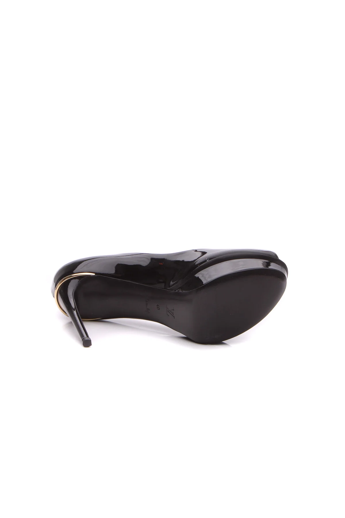 Patent Eyeline Peep-Toe Pumps - Size 40 - Image 4