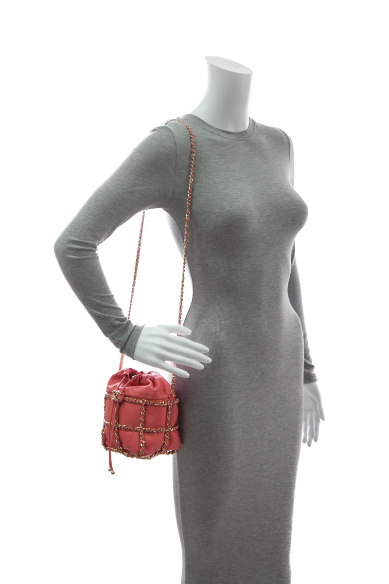 Chain Cage Bucket Bag - Image 3