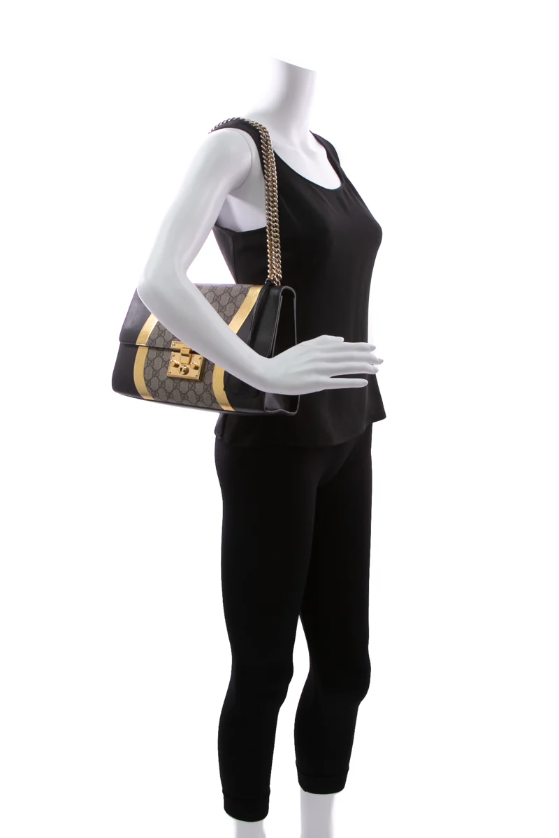 Padlock Medium Shoulder bag - Image 3