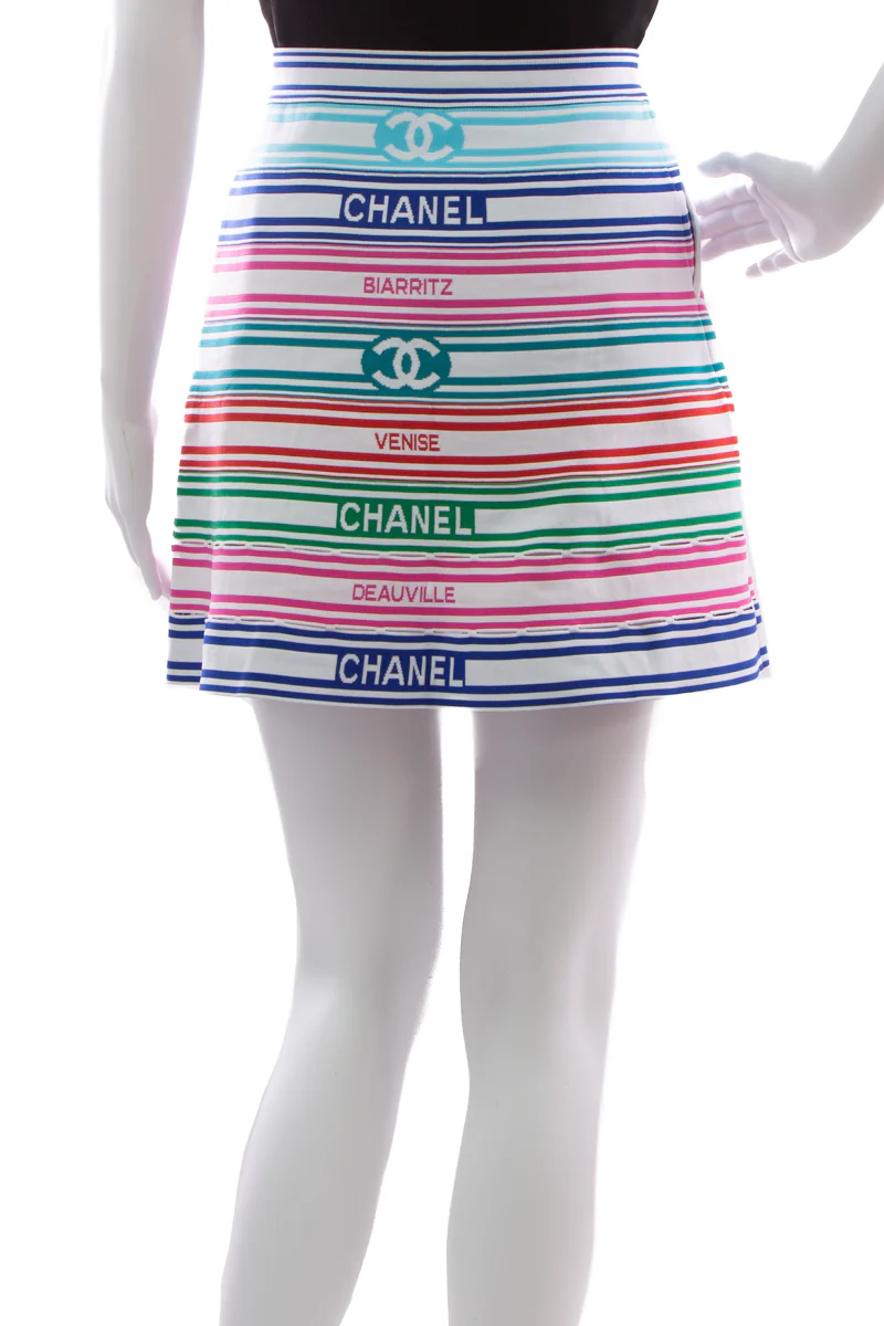 Rainbow Striped Skirt - Size 34 - Image 3