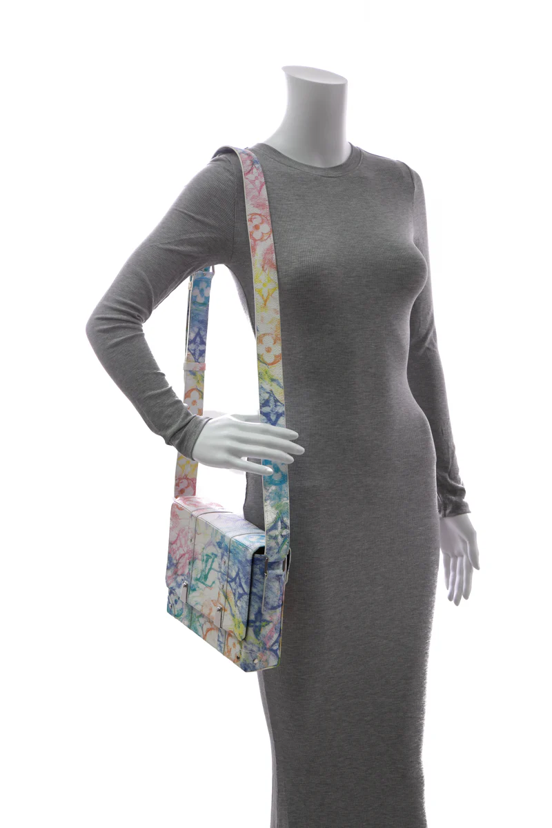 Watercolor Soft Trunk Messenger Bag - Image 3