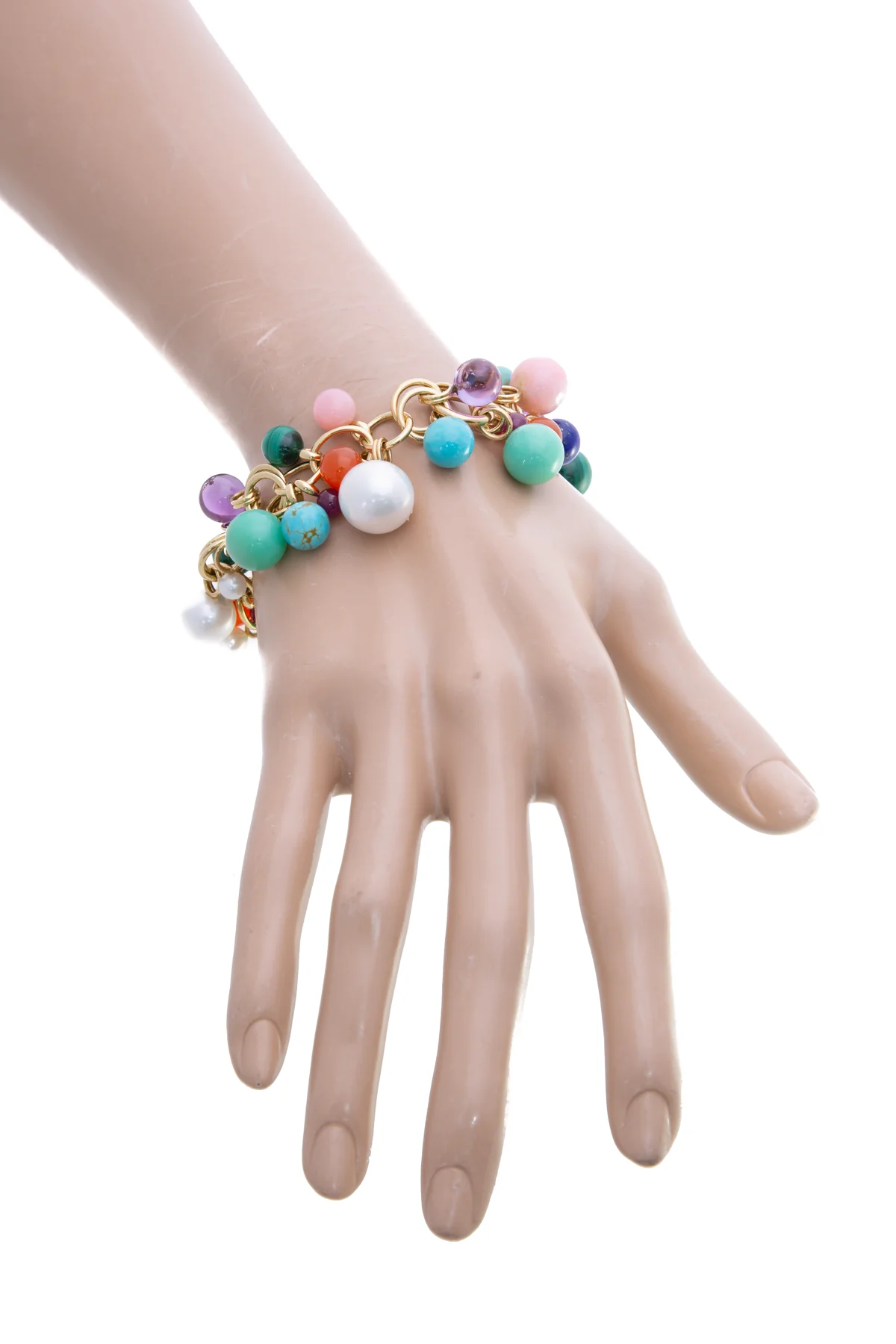 Nova Cluster Bead Chain Bracelet - Image 3